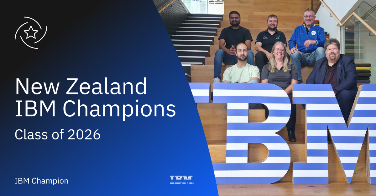 Six of the IBM Champions in New Zealand